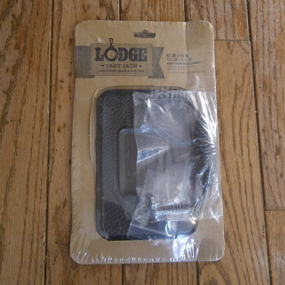 Lodge Cast Iron Grill Press 6 3/4" x 4 1/2"